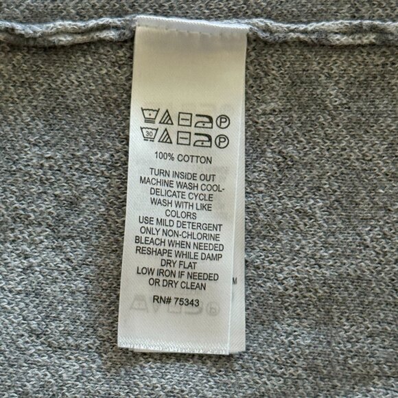 Jessica Simpson Animal Print Cotton Open Front Long Duster Sweater Gray XL - Picture 6 of 6